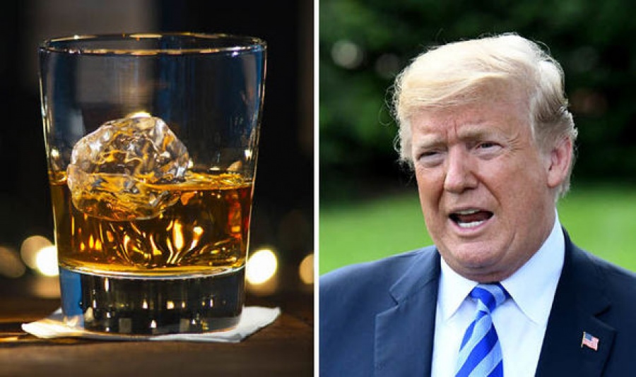 Σε «hangover» oι εξαγωγές ουίσκι των ΗΠΑ, «βυθίζονται» καθώς μαίνεται ο εμπορικός πόλεμος του Trump