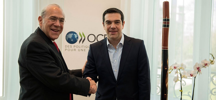 Συνάντηση Τσίπρα - Gurria αύριο (30/4) στο Μέγαρο Μαξίμου - Στο επίκεντρο η ετήσια οικονομική έρευνα του ΟΟΣΑ για την Ελλάδα