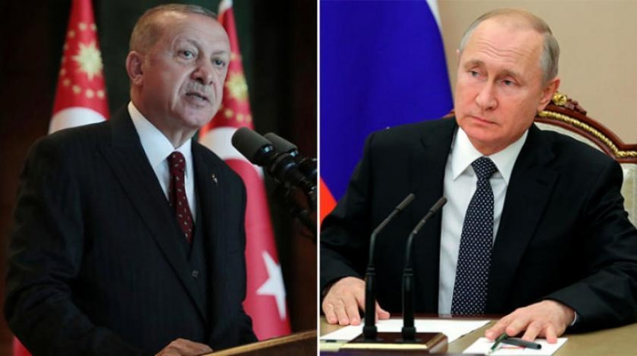 Επικοινωνία Putin - Erdogan - Δεσμεύτηκαν να συνεχίσουν τη συνεργασία σε στρατιωτικό και ενεργειακό τομέα
