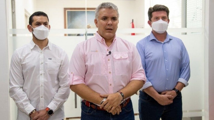 Κολομβία: «Άνανδρη» χαρακτήρισε ο πρόεδρος Duque την επίθεση που ισχυρίζεται ότι δέχτηκε το ελικόπτερό του