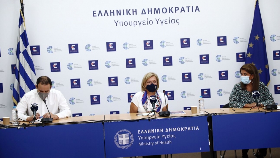 Στα 54.000 τα ενεργά κρούσματα στην Ελλάδα -  Αυξημένη θνητότητα σε περιοχές με χαμηλή εμβολιαστική κάλυψη