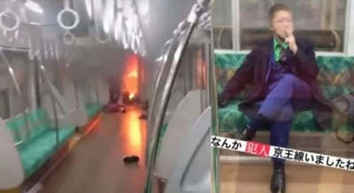 Ιαπωνία: Ντυμένος Joker ο δράστης της αιματηρής επίθεσης σε τρένο στο Τόκιο – Στους 17 οι τραυματίες