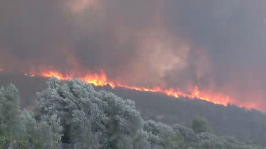 Τραγική η κατάσταση με τη φωτιά στην Εύβοια - Εκκενώνονται οικισμοί, καίγονται γραμμές της ΔΕΗ