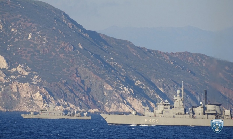Σαρωτική η στρατιωτική άσκηση του Πολεμικού Ναυτικού σε Μυρτώο Πέλαγος και κεντρικό Αιγαίο - Δέος για φρεγάτες και drones