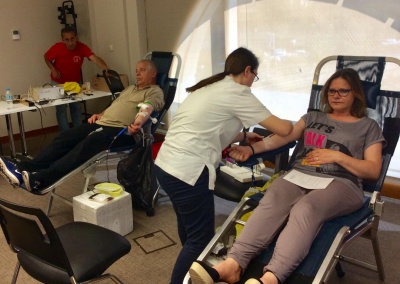 INTERAMERICAN: 104 μονάδες αίματος η πρώτη συγκομιδή εθελοντικής αιμοδοσίας