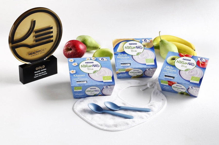 Οι ειδικοί της διατροφής έδωσαν το «Χρυσό» στο βιολογικό βρεφικό επιδόρπιο γάλακτος NaturNes Bio της Nestlé!