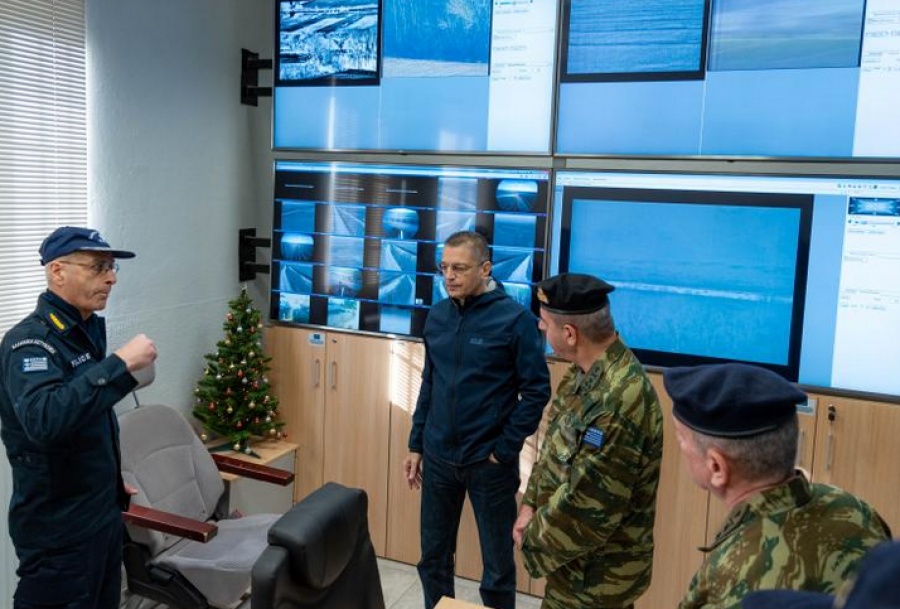 Επίσκεψη Στεφανή στο νεοσυσταθέν Ενιαίο Κέντρο Ελέγχου – Επιτήρησης Συνόρων στη Νέα Βύσσα Ορεστιάδας