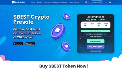 Το Best Wallet ορίζει προθεσμία 25 ημερών για την προπώληση μετά τη συγκέντρωση 16,7 εκατομμυρίων - Αποκτήστε το $BEST στη χαμηλότερη τιμή
